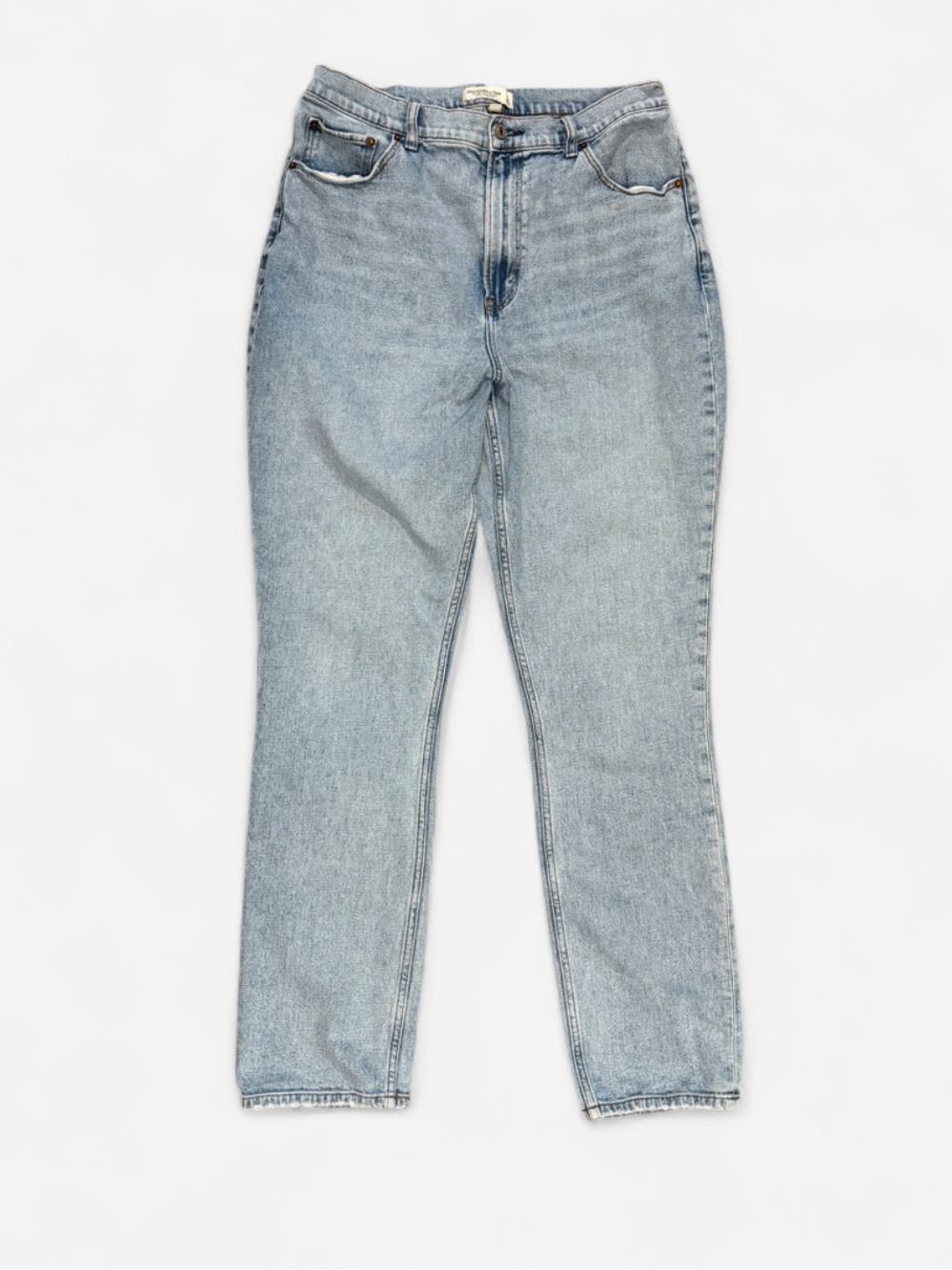 Abercrombie & Fitch 90s Slim Straight Ultra High Rise (Curve Love) Jeans